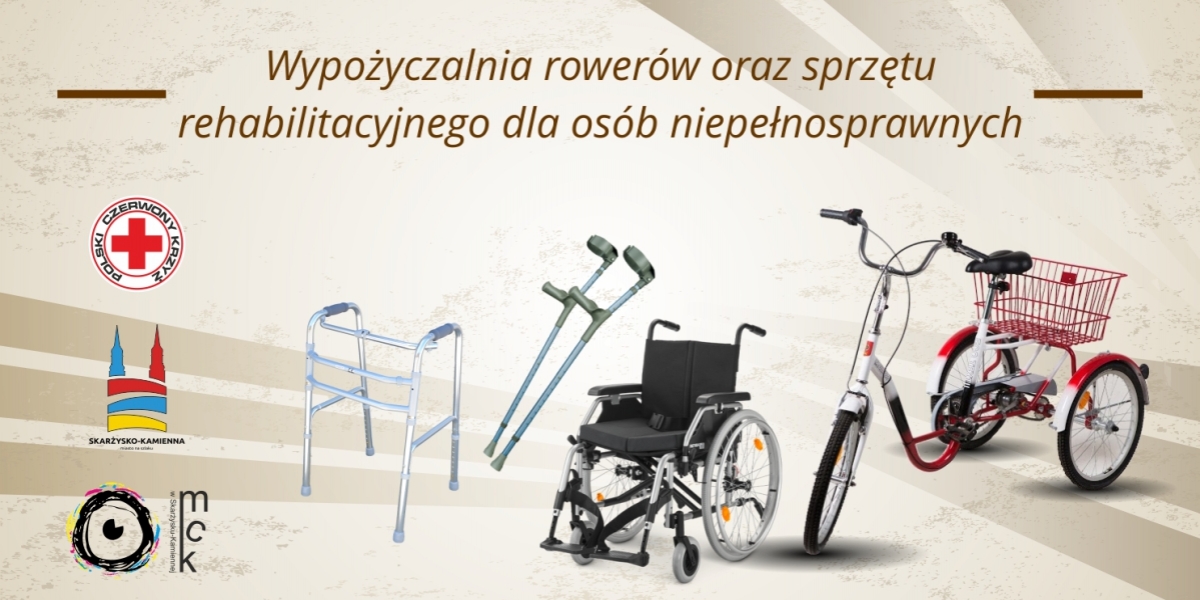 Wypożyczalnia rowerów oraz sprzętu rehabilitacyjnego dla osób niepełnosprawnych
