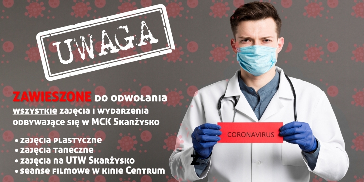 Zawieszone wszystkie zajęcia w MCK