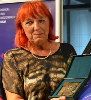 Zdjęcie przedstawiające artystkę Halinę Miernik