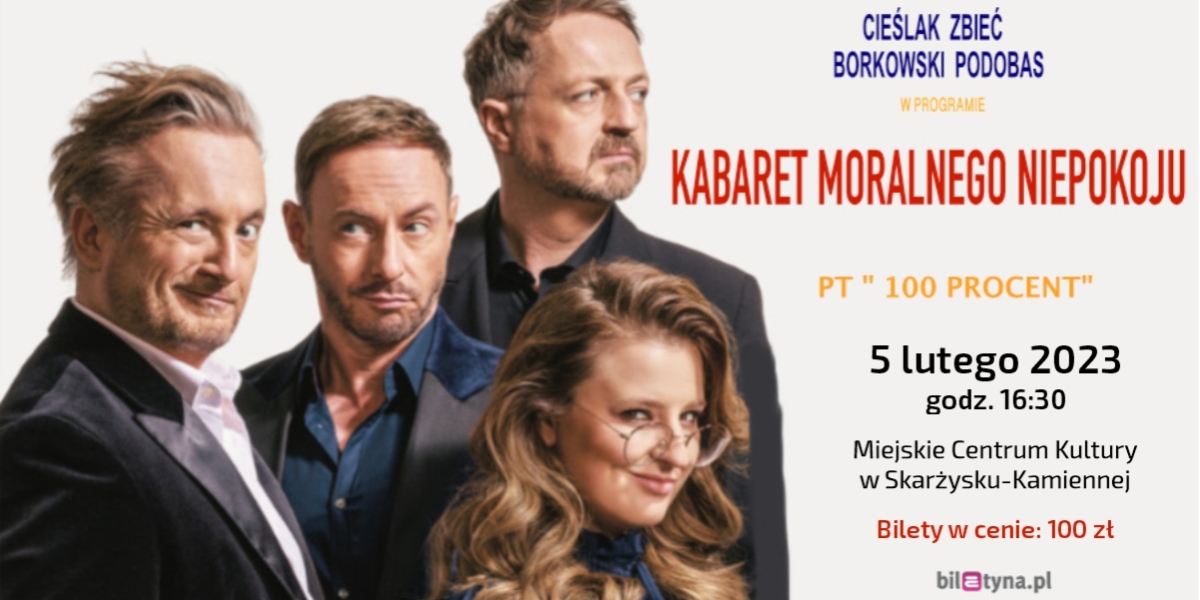 Kabaret Moralnego Niepokoju w programie pt. &quot;100 Procent&quot;