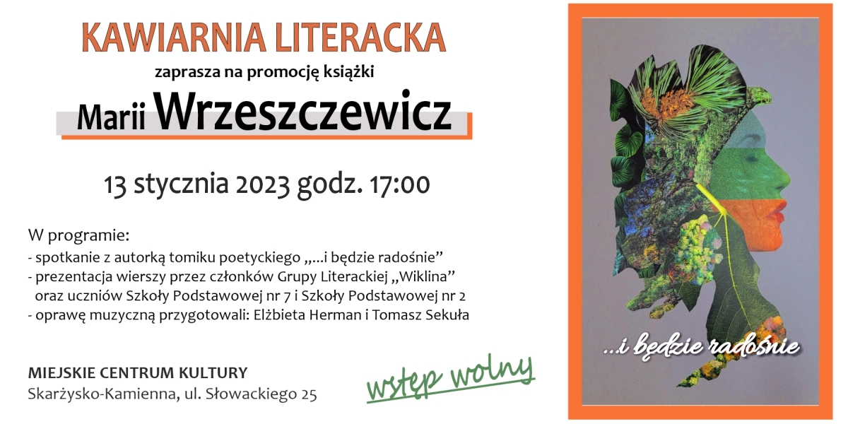 Kawiarnia Literacka zaprasza... promocja książki Marii Wrzeszczewicz (foto)