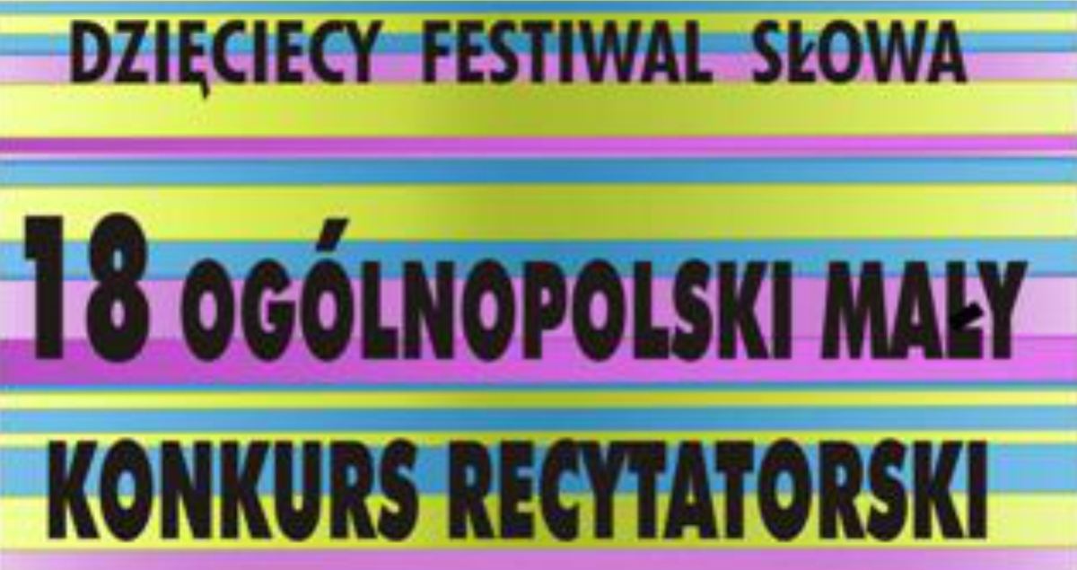 MAŁY KONKURS RECYTATORSKI