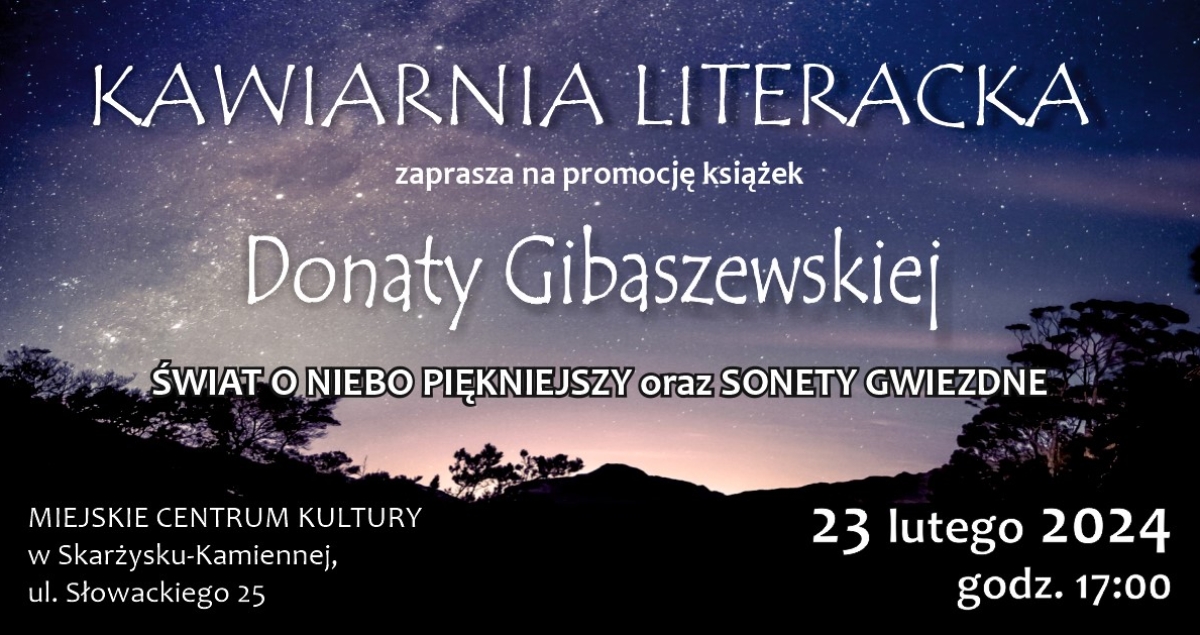Kawiarnia Literacka - promocja książki Donaty Gibaszewskiej (video)