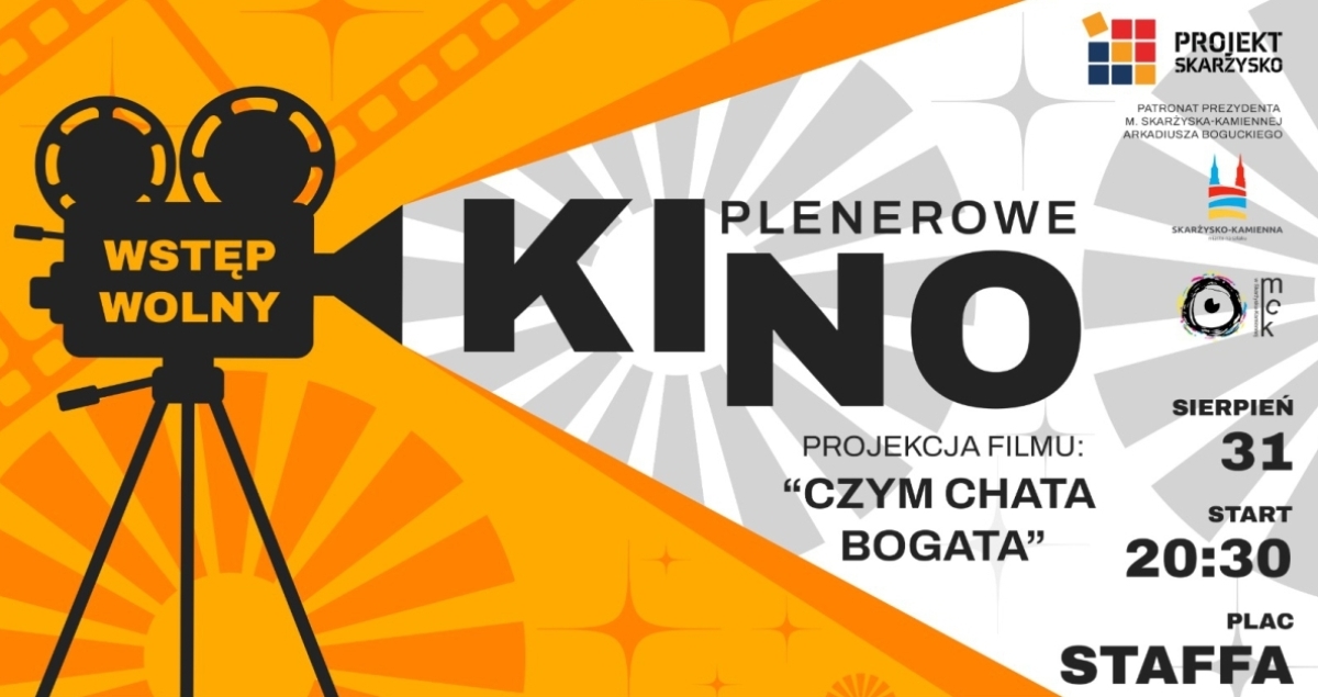 Kino plenerowe na Placu Staffa