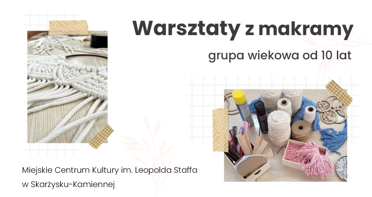 Warsztaty z makramy