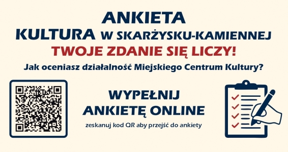 ANKIETA - Kultura w Skarżysku-Kamiennej