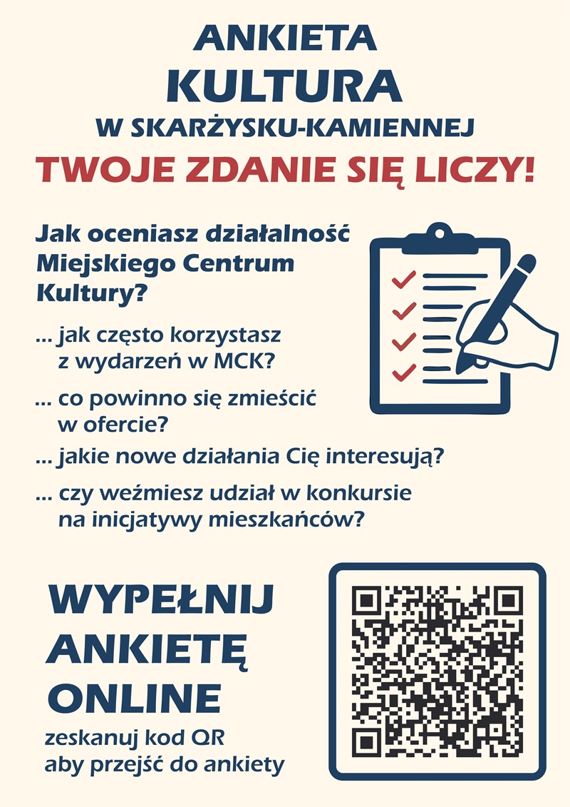 plakat ankieta MCK