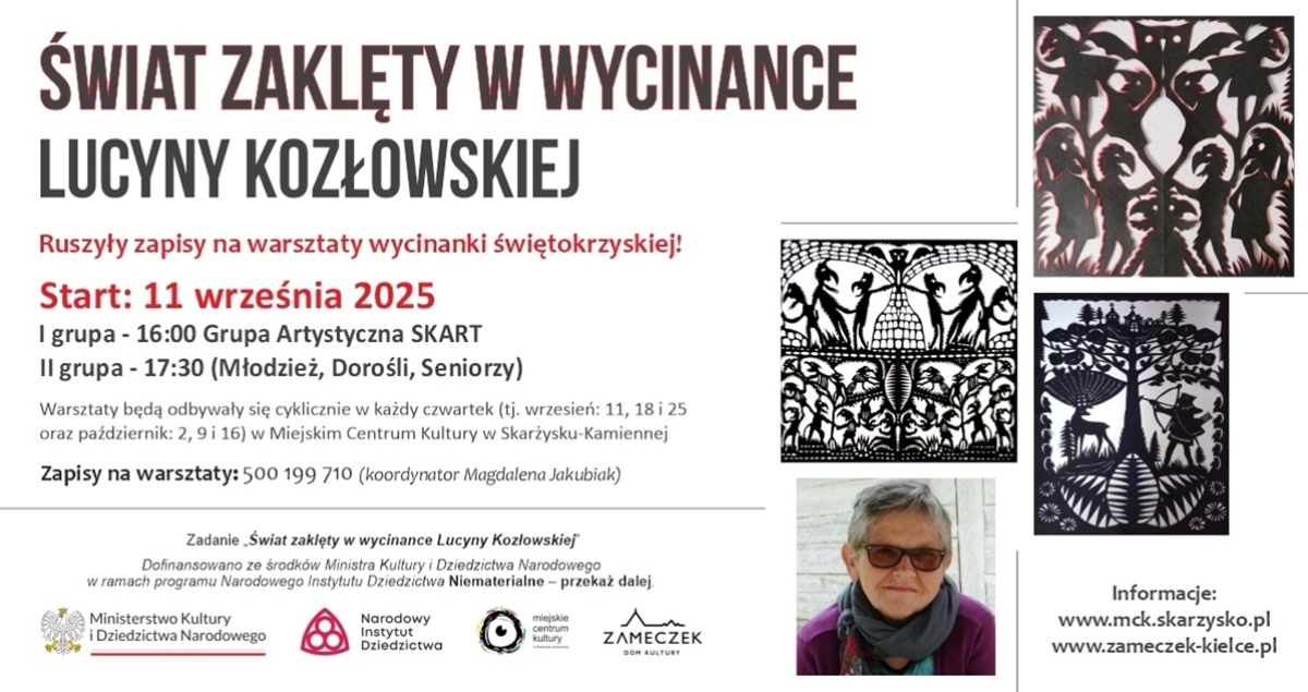Ruszyły zapisy na warsztaty wycinanki świętokrzyskiej! 