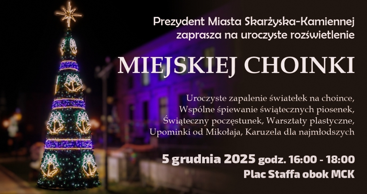Uroczyste rozświetlenie Miejskiej Choinki (foto)