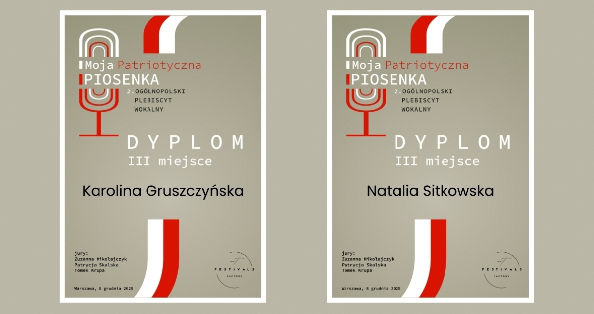 Sukces młodych wokalistek MCK