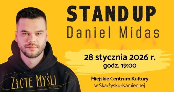 Stand-up: Daniel Midas w programie ZŁOTE MYŚLI