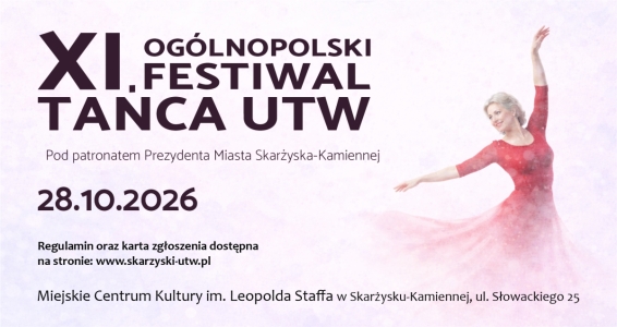 XI Ogólnopolski Festiwal Tańca UTW 