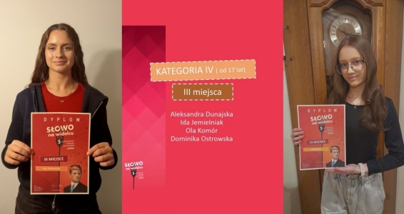 Sukces recytatorek MCK w ogólnopolskim konkursie „Słowo na widelcu”