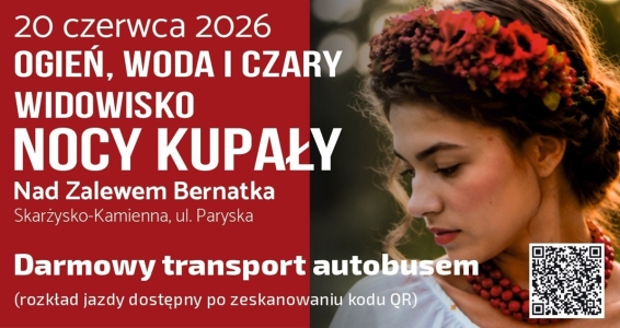 Darmowy autobus na Widowisko Nocy Kupały 2026