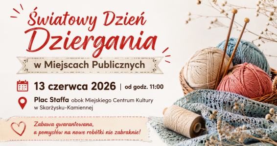 Światowy Dzień Dziergania w Miejscach Publicznych