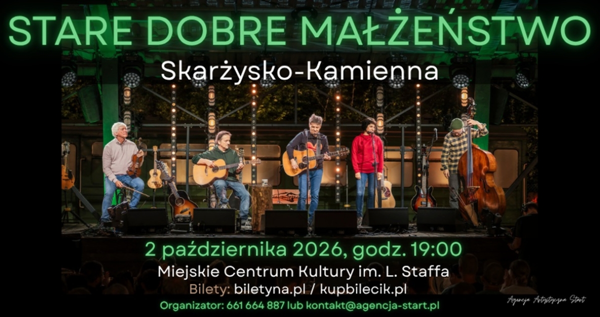 Koncert legendarnego zespołu Stare Dobre Małżeństwo