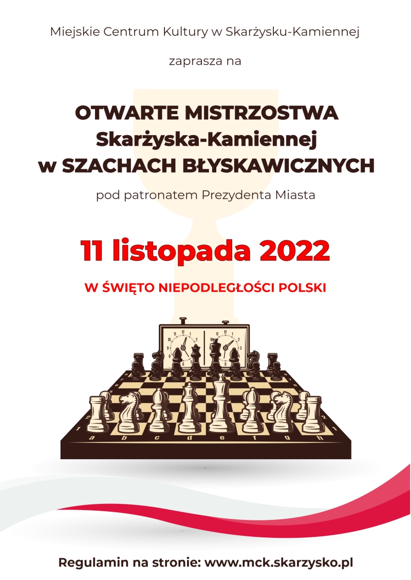 otwarte mistrz skarzyska w szachach szybkich 2022