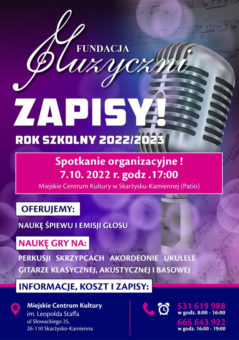 fundacja muzyczni MCK Skarzysko