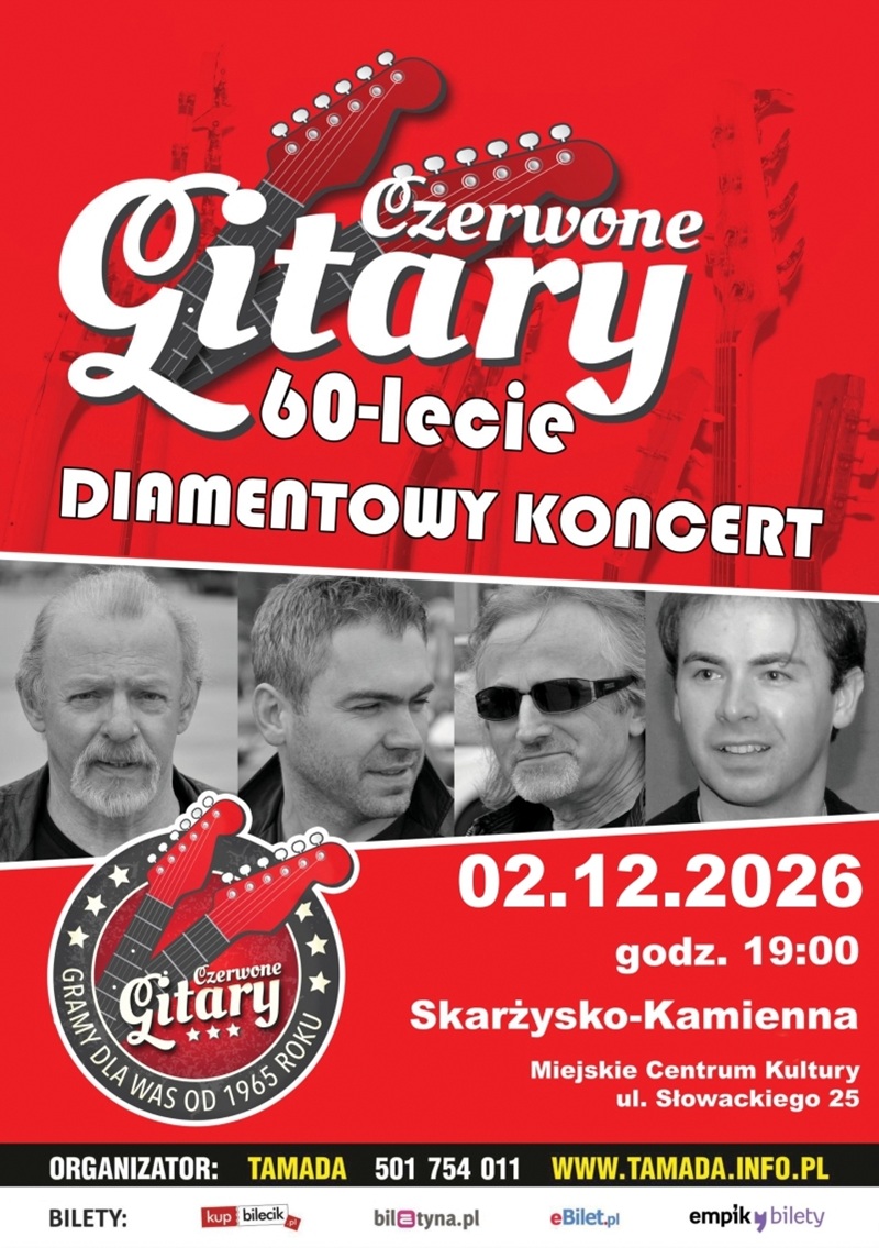 plakat_koncert_Czerwone_Gitary