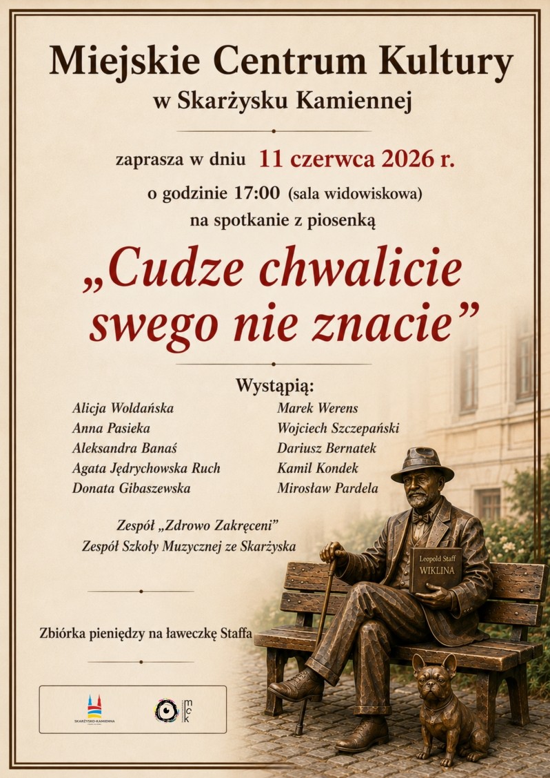 plakat_spotkanie_z_pionenka_Cudze_chwalicie_swego_nie_znacie