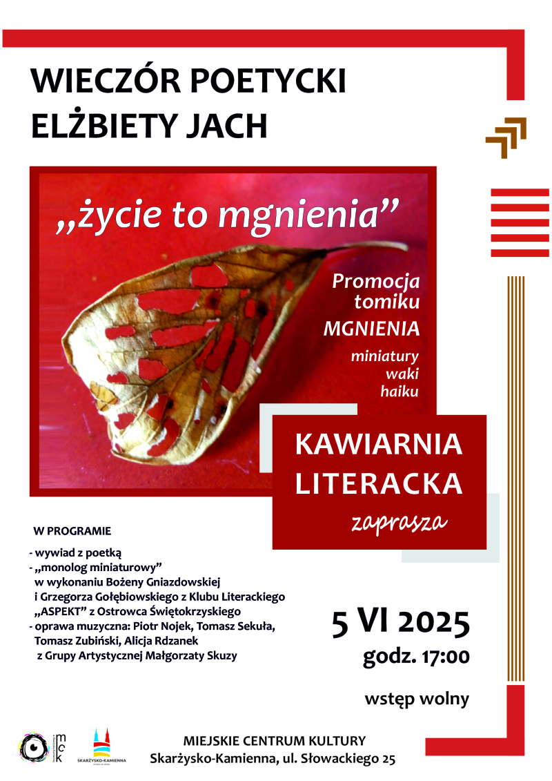 plakat_wieczor_poetycki_z_Elzbieta_Jach_v1