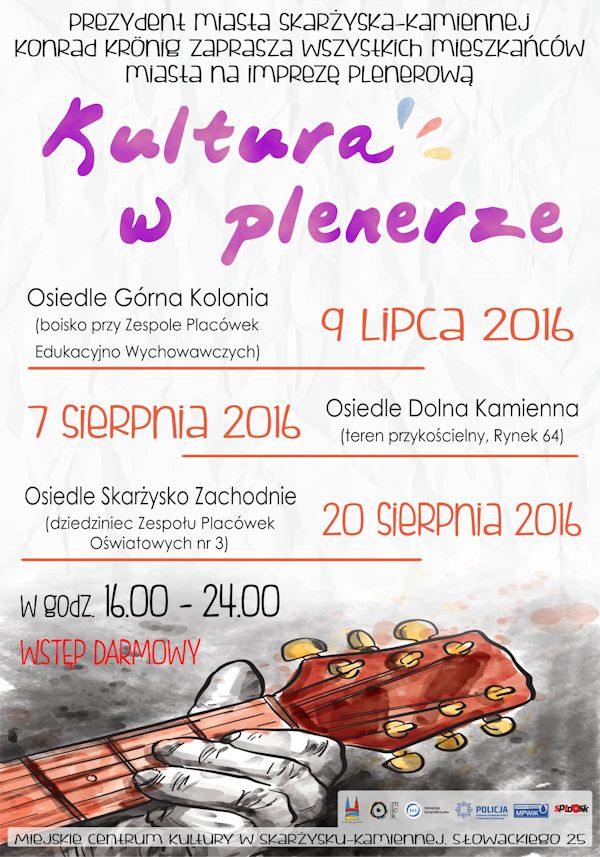 kultura w plenerze plakat ogolny