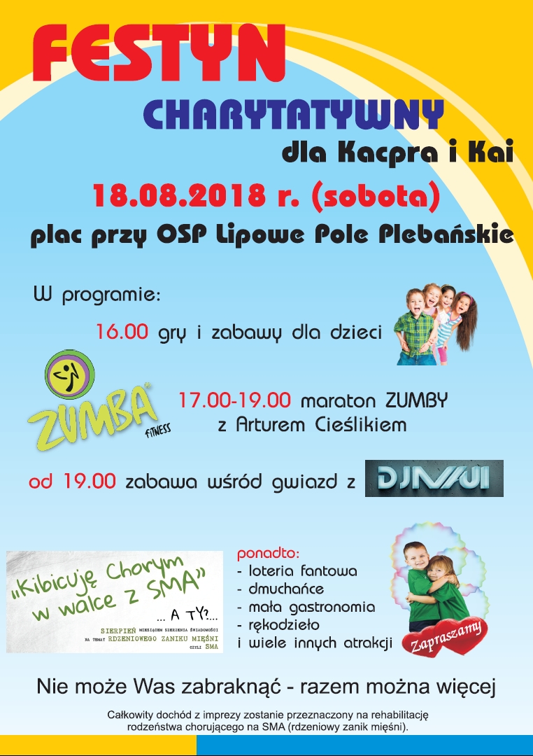 festyn charytatywny dla Kacpra i&nbsp;Kai