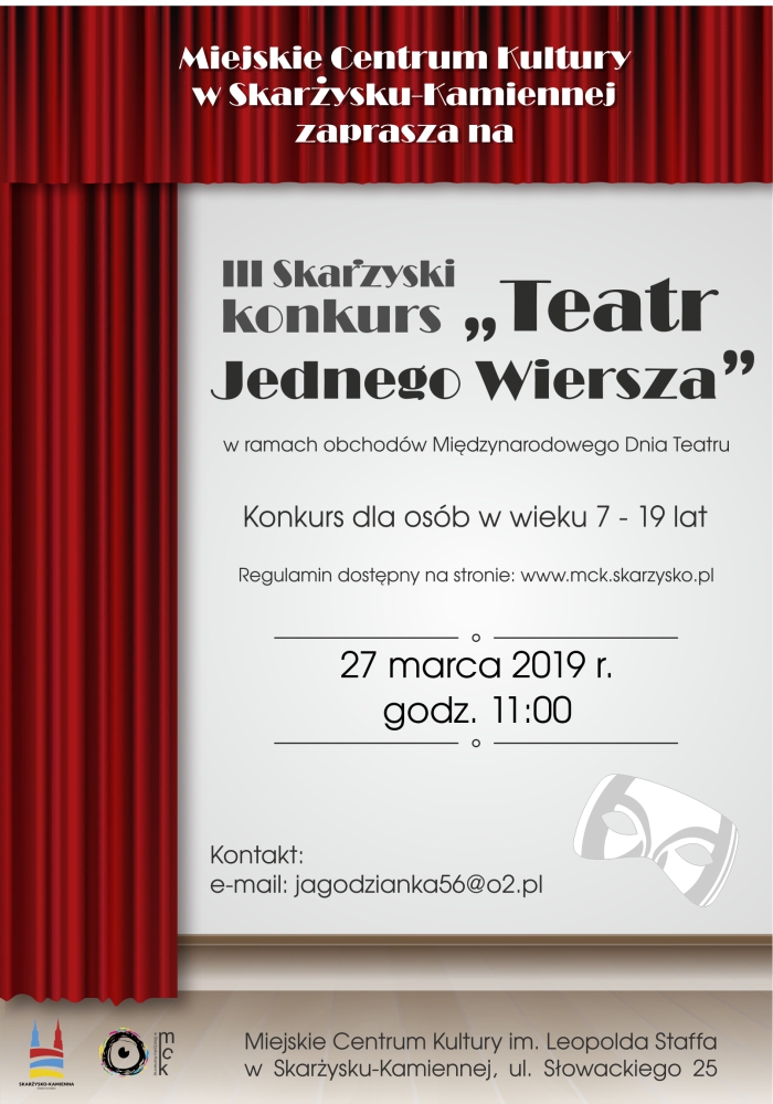 III Skarzyski konkurs teatr jednego wiersza