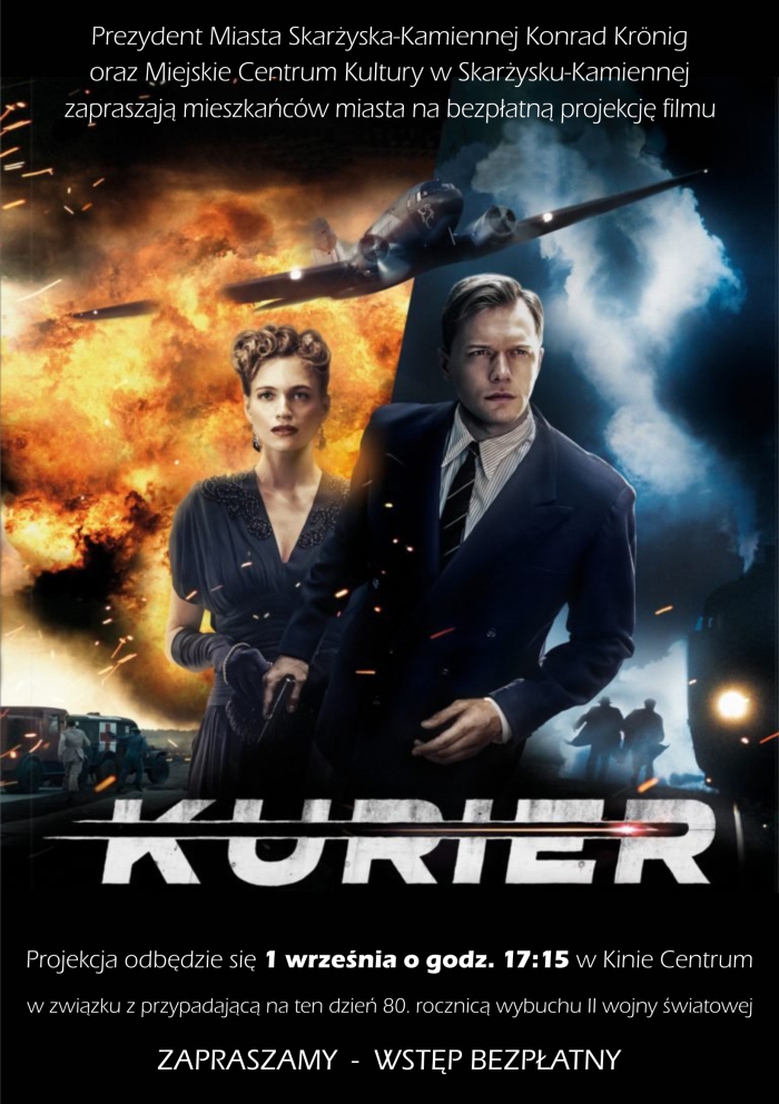 plakat film KURIER 1.09