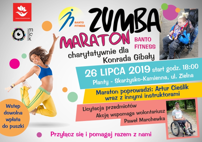 maraton ZUMBA plakat