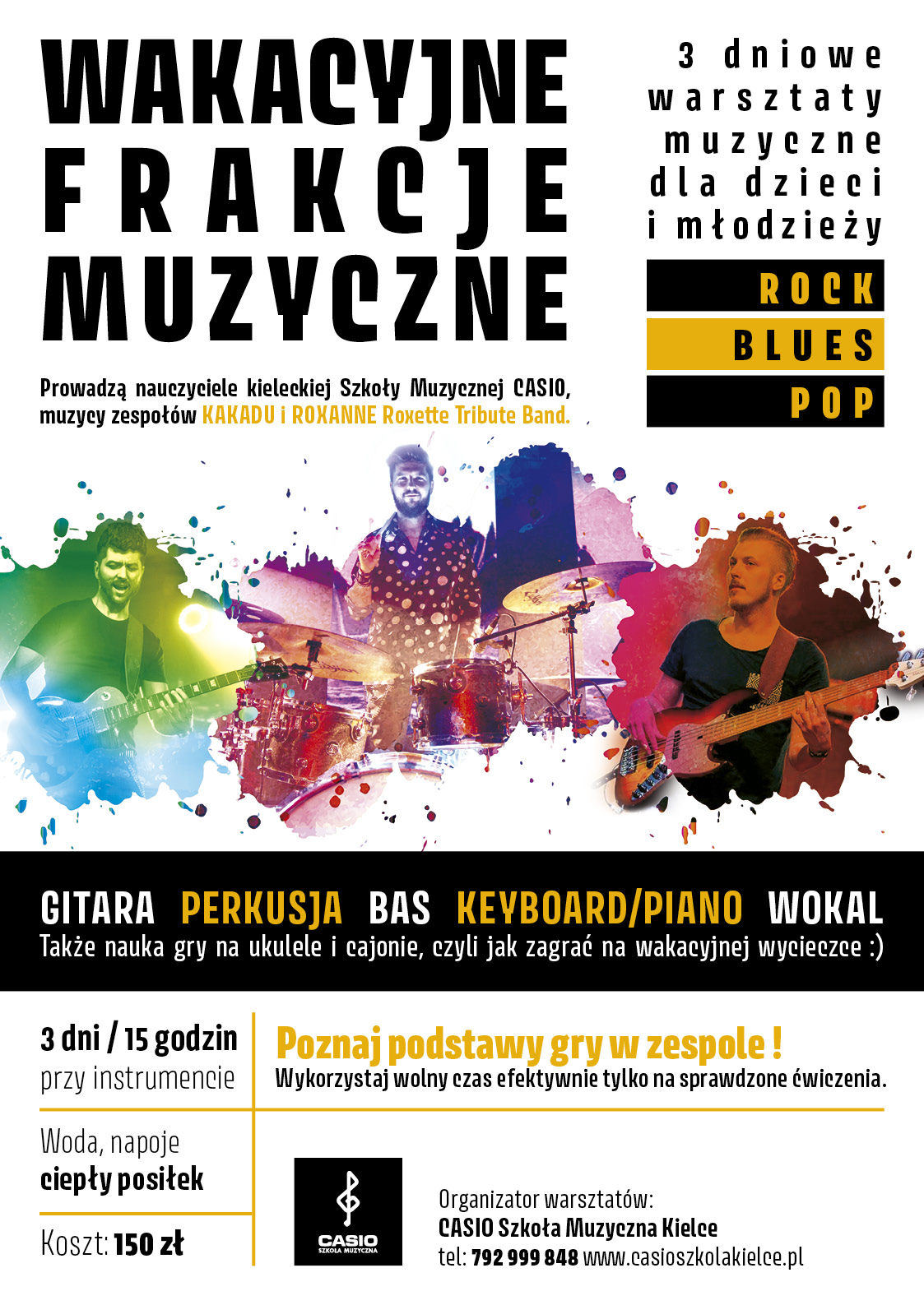 CASIO warsztaty muzyczne lato 2020
