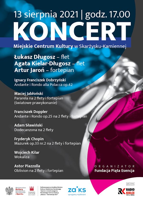 koncert flet w pieciu odslonach Lukasz Dlugosz