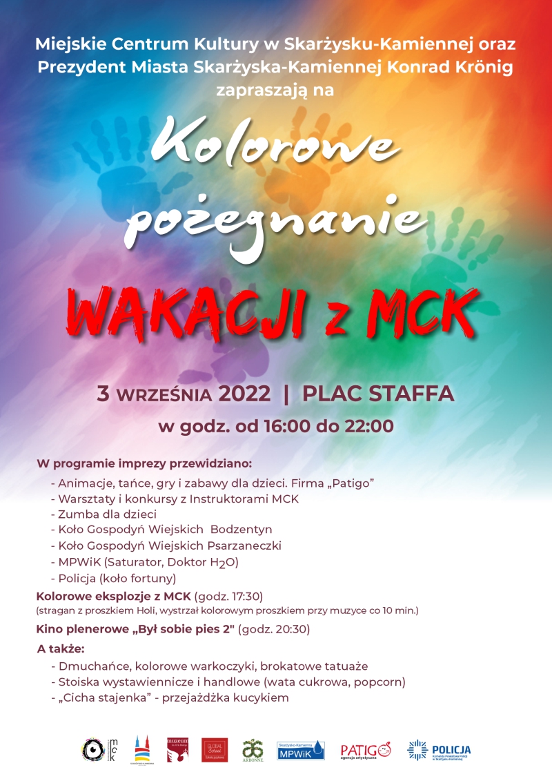 kolorowe pozegnanie wakacji z MCK 2022