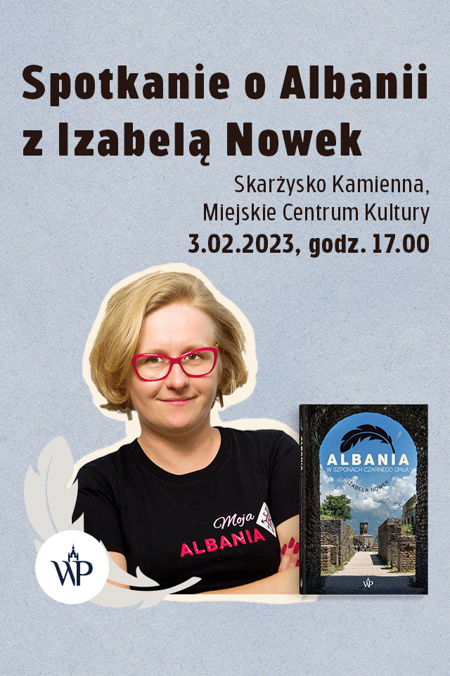 promocja ksiazki Izabeli Nowek ALBANIA w szponach czarnego orla