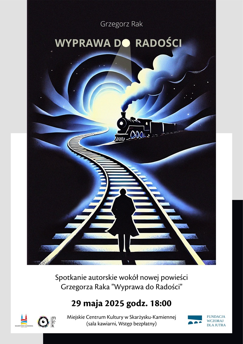 plakat spotkanie autorskie z Grzegorzem Rakiem v1