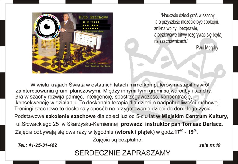 Ulotka szachy