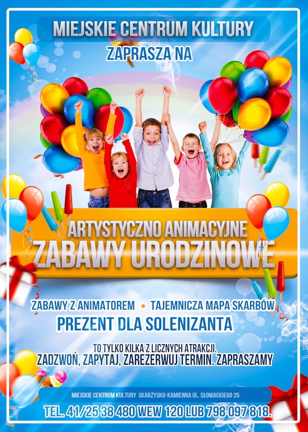 plakat Urodziny w MCK