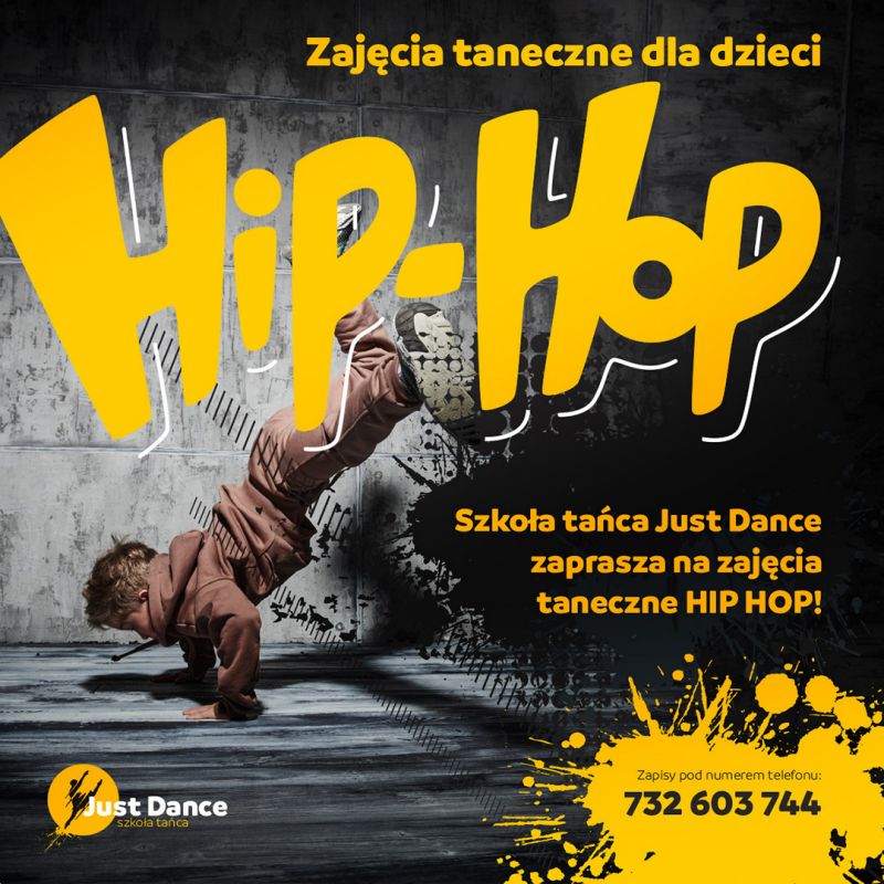 hip hop dla dzieci plakat