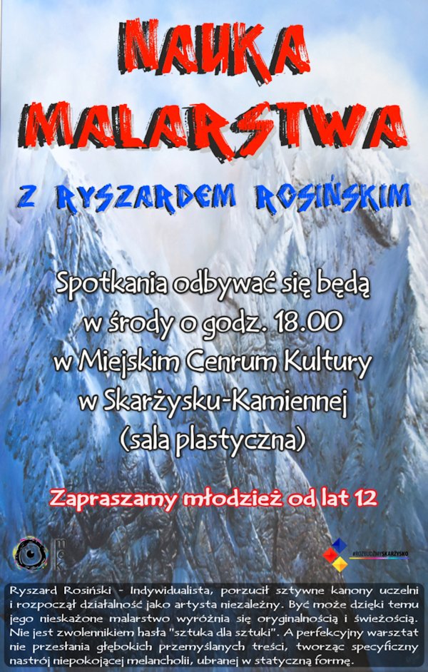 nauka malarstwa z Ryszardem Rosinskim 1