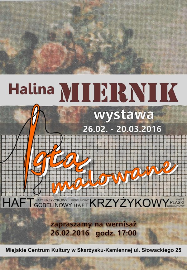 wystawa igla malowane