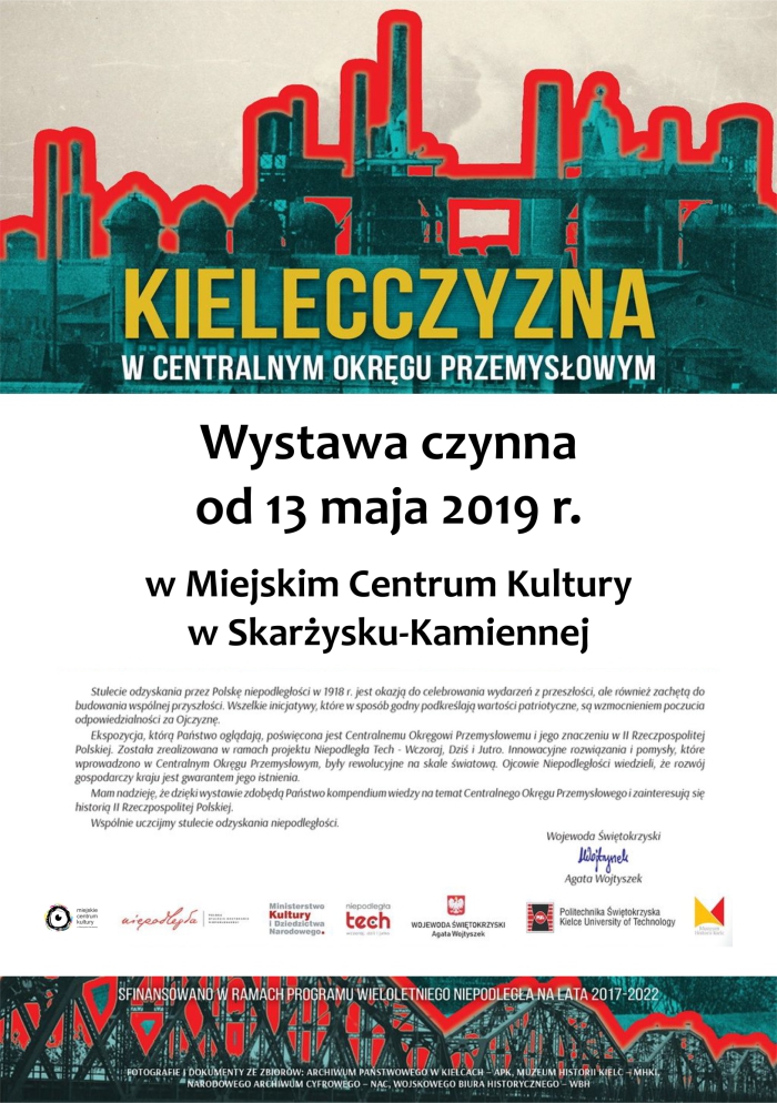 plakat wystawa Kielecczyzna w COP