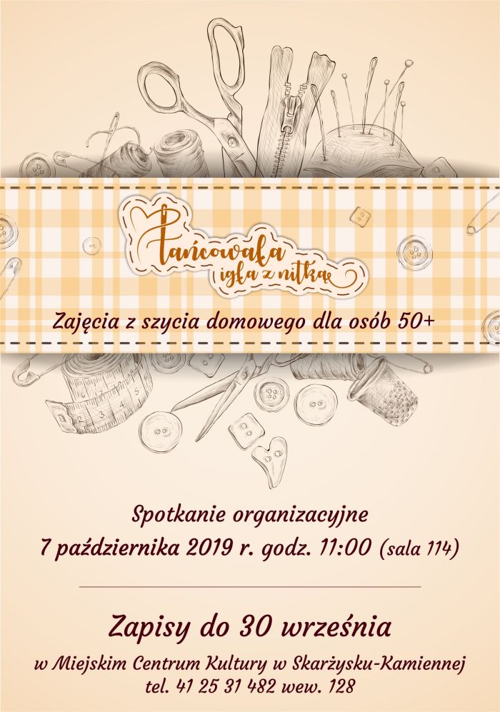 zajecia z szycia domowego